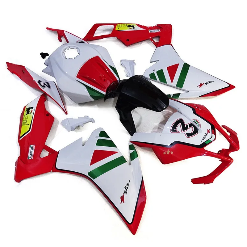 Complete red white Fairing Kit For Aprilia RS125 2012 2013 2014 2015 2016 2017 Injection Plastic Motorcycle Cowlings