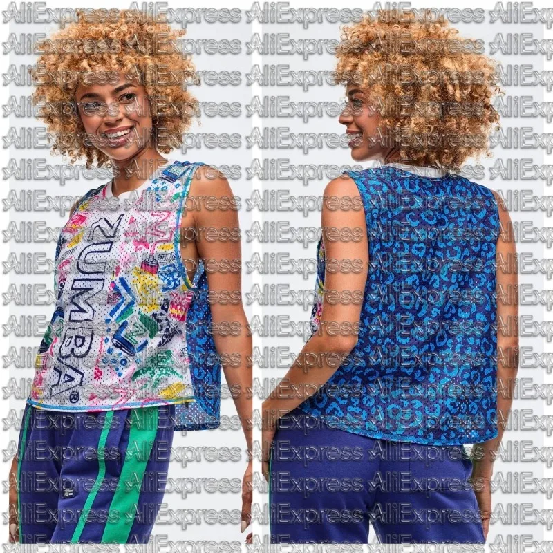

2026 Summer Hot Selling ZW Trendy Street Trendy Round Neck Blue Tank Top Adult and Children Leisure Large Size Sports Tank Top