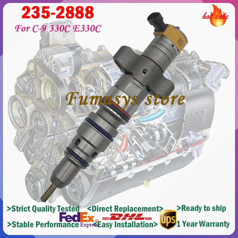 New High Quality 235-2888 2352888 Diesel Fuel Injector nozzle for Caterpillar C-9 330C E330C Engine