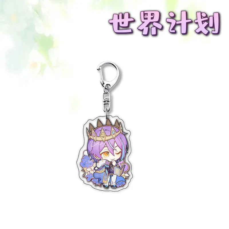 مشروع الرسوم المتحركة SEKAI: المرحلة الملونة! TENMA TSUKASA Kamishiro Rui Collection Kawaii الاكريليك الكرتون قلادة المفاتيح كيرينغ هدية #2