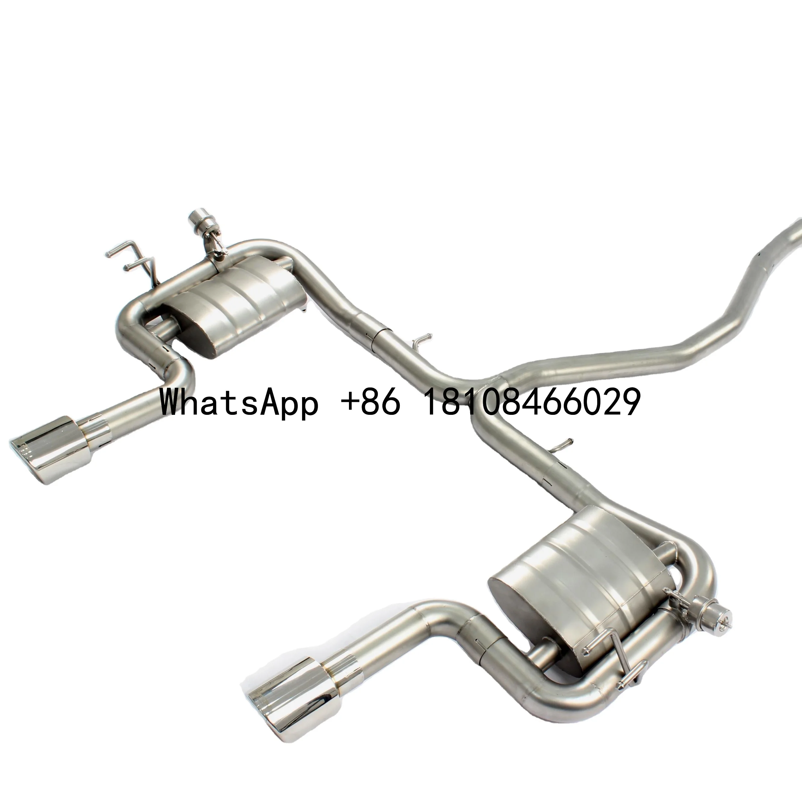 

Cat back Exhaust System Down pipe For 10TH 2015-2020 2.0T Muffler Remote Control Stainless Steel Exhaust Pipes