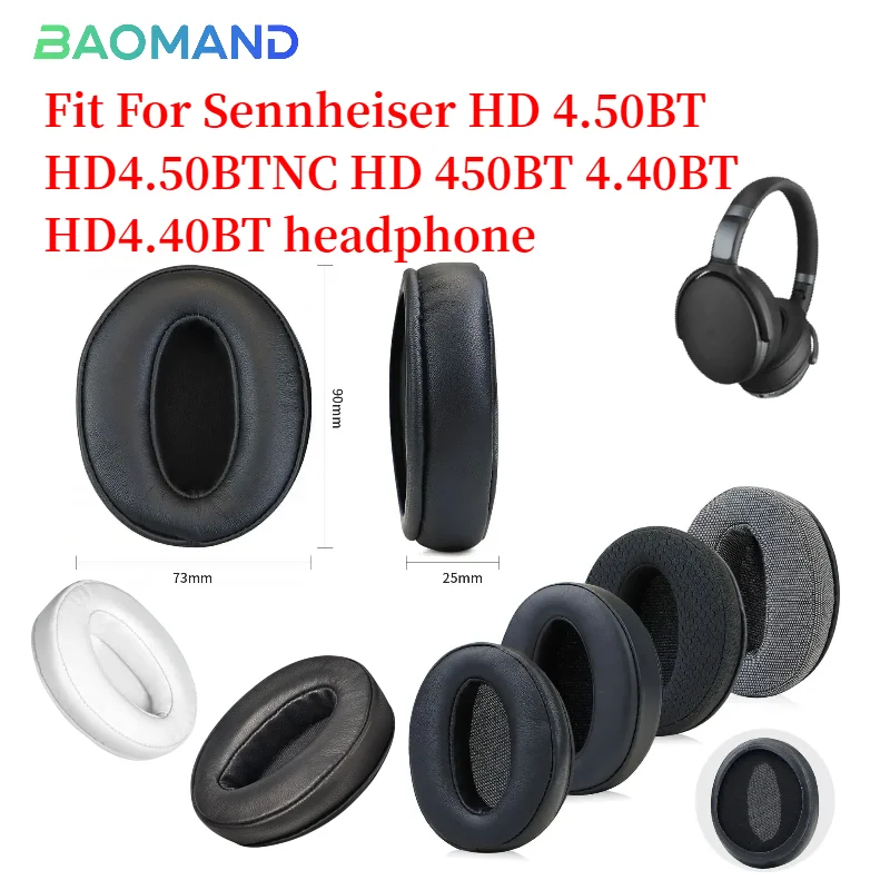 

Replacement Ear Pads for Sennheiser HD 4.50BT HD4.50BTNC HD 450BT 4.40BT HD4.40BT Headphone Ear Cushions Cover Elastic Earcups
