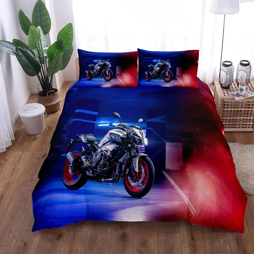 2024 Motor Psyche Duvet Cover Set UK Single Double Queen King US Twin Full King Size Bed Linen Set