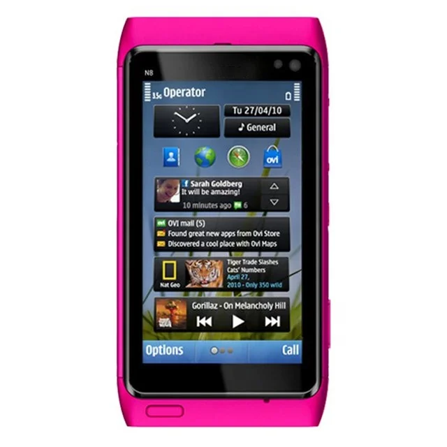 N8 Mobile Phone 3.5" Capacitive Touch screen Camera 12MP 3G Unlocked N8 N9 Touch screen Smartphone