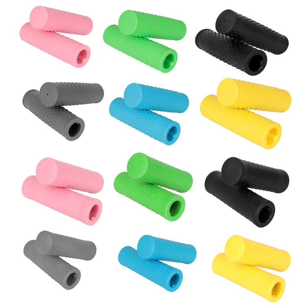 1 pair Coloured Handle Grips Rubber Non-slip Electric Scooter Handle Accessories Enhanced for Xiaomi M365 1S Pro Pro2 MI3