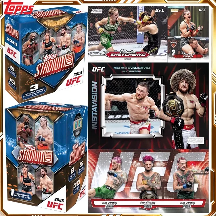 2025-topps-stadium-club-ufc-mega-value-card-mystery-box-carte-da-collezione-anime-gioco-regali-giocattoli-per-bambini-per-compleanni-e-festivita