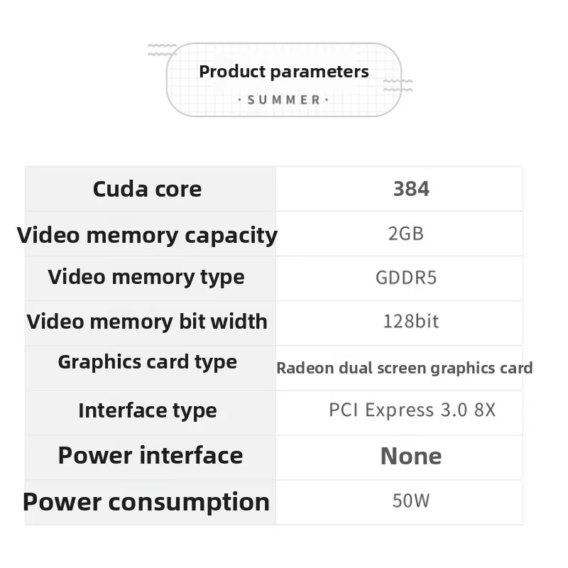 Original  Radeon R7 430 2GB dual DP graphics card supports 4K small chassis CAD drawing multi-screen office