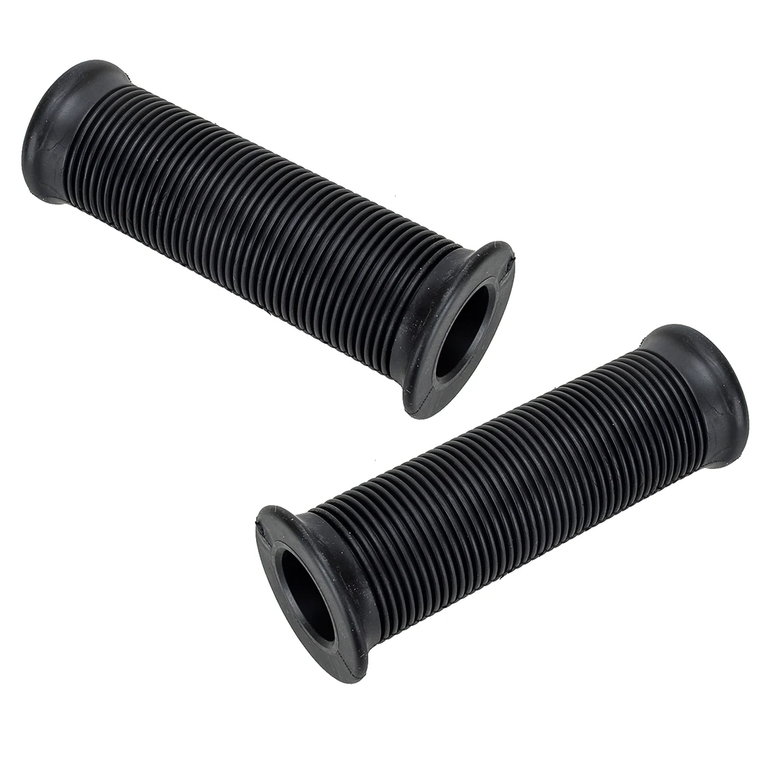 1 Pair 25mm 28mm Front Left Right Handle Handlebar Grip Black TPU Universal For Motorcycle