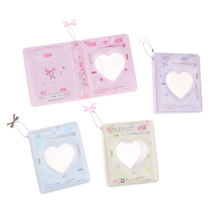Ins Style Cartoon 3-inch Love Album 36 Pockets Card Binder Mini Photocard Holder Kpop Idol Pictures Collection Storage Case