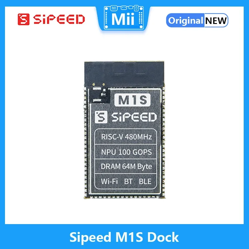 Sipeed M1s Dock AI+IoT BL808 tinyML RISC-V Linux Artificial Intelligent Development Board