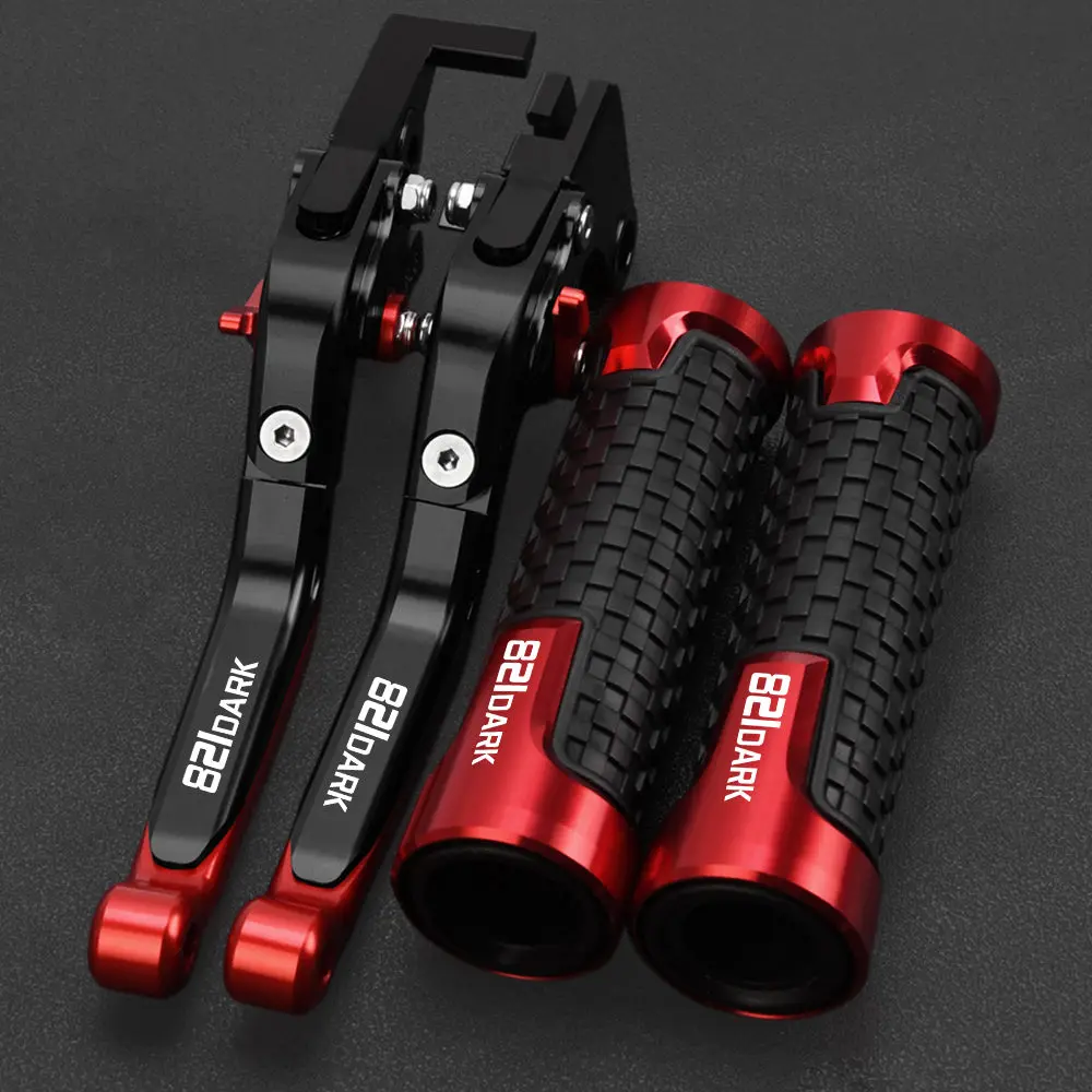 For DUCATI 821DaRk 2014 2015 2016 821 DaRk Motorcycle Accessories Brake Handle Adjustable Brake Clutch Levers Handbar End Grips