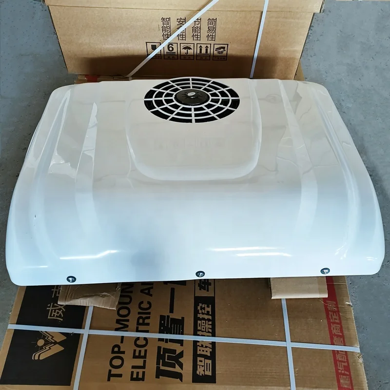 Cabin Electric AC Parking Cooler Roof Top Strong Cooling Unit 12v 24v Truck Cab Air Conditioner