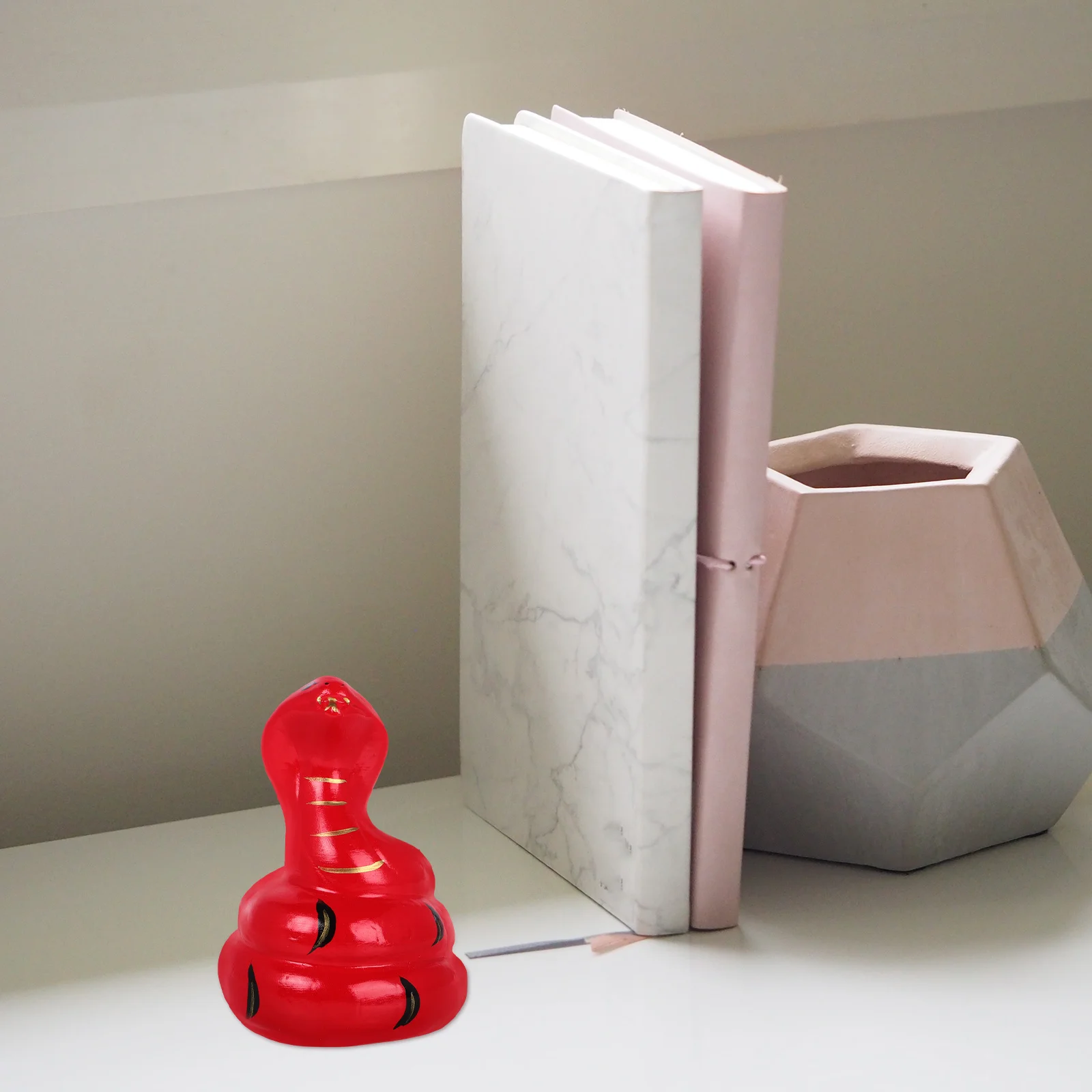 

Snake Year Ceramic Piggy Bank Unique Animal Shape Coin Bank for Cash Saving Desktop Decor Gift Chinese Culture Ornament