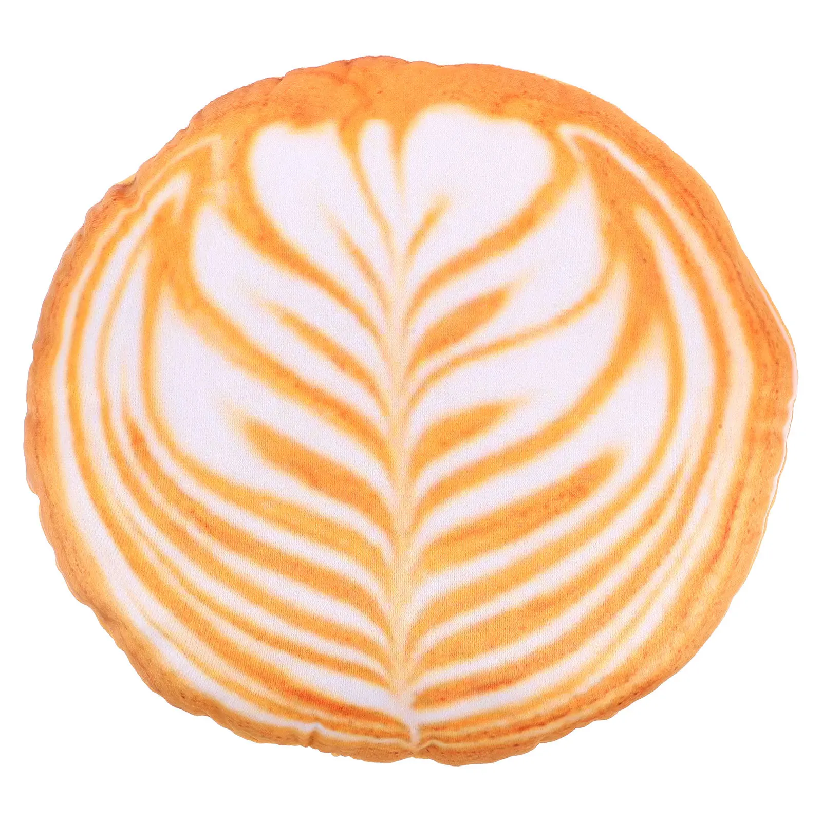 

Coffee Latte Art Throw Pillow - Adorable Cartoon Design for Couch Bedroom Living Room Floor Seating Decoration