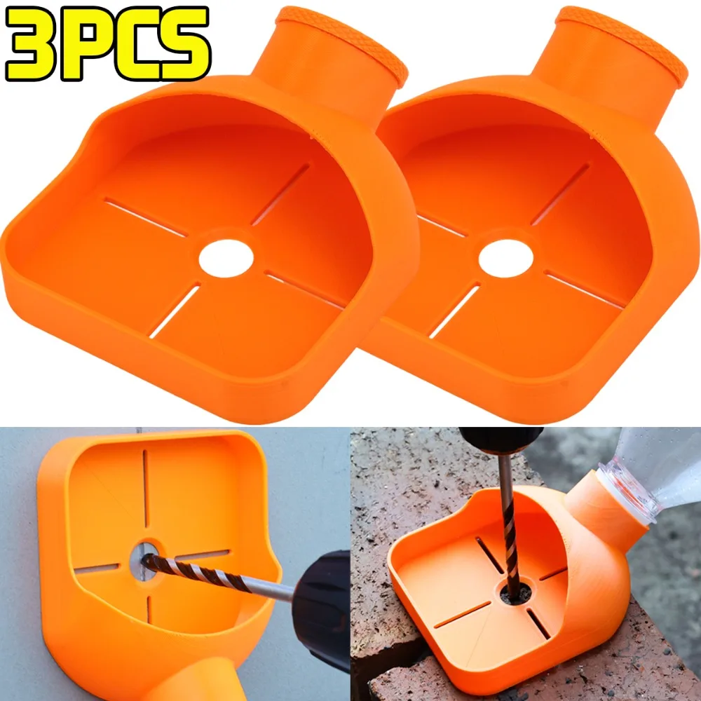 

3/1PCS Electric Drill Dust Cover Drilling Ash Collector Plastic Impact Hammer Dust Collector Dustproof Hole Saw Drill Bit Cover