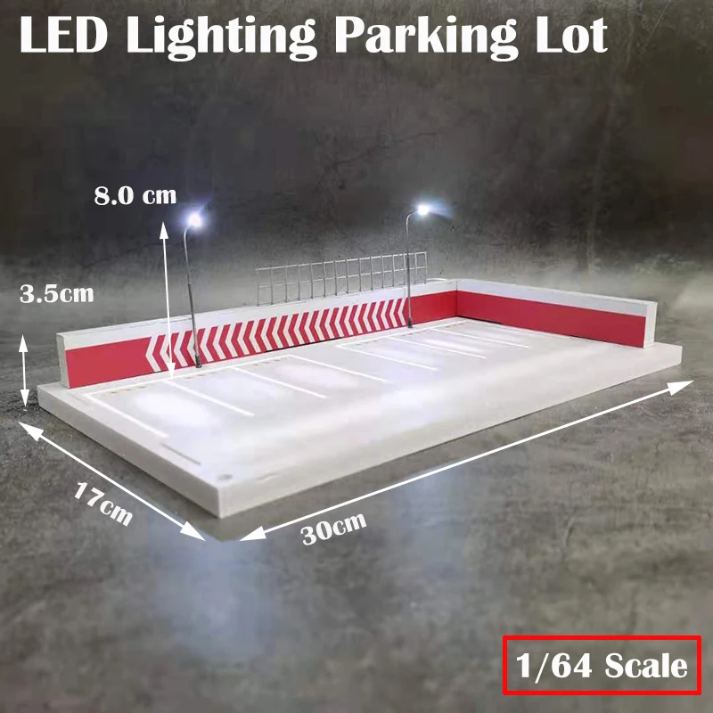 Assembleren Diorama 1:64 Model Auto Parkeerstation Garage Display