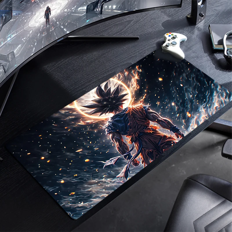 Mouse Pad Dragon Ball Big Gaming Accessories PC Gamer Alfombrilla Xxl Computer Desk Mat Laptop Varmilo Keyboard Mousepad - view 5