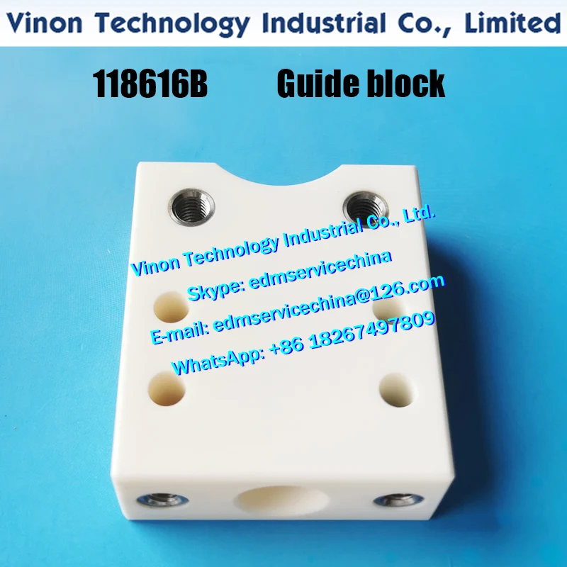Sodic 118616B Guide block 1218540 Ceramic Isolator Plate