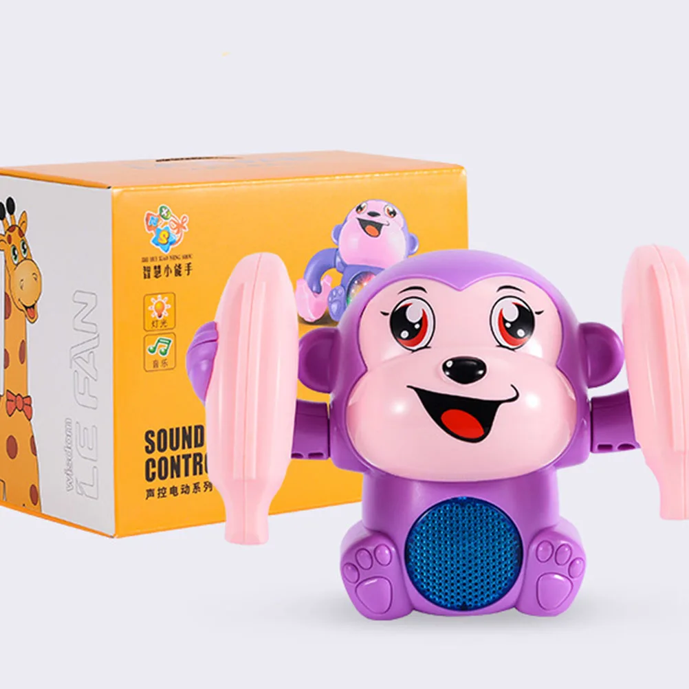 

1Pcs Electric Tumbling Monkey Toy Light Music Monkey Playthings Educational Toys for Boys Girls Fun Gifts