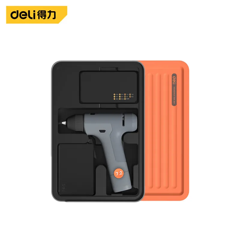 Deli T-BOX Household Stackable Multifunctional Maintenance Toolbox Electric Drill Daily Maintenance Tools electrician tools