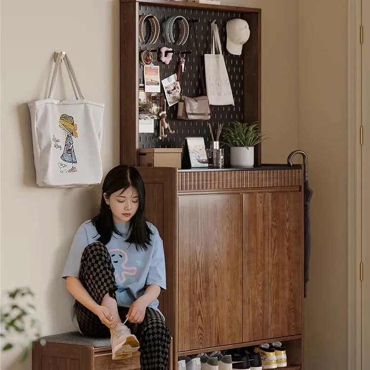 カスタマイズ可能な靴箱 家庭用玄関 室内壁掛け 玄関収納