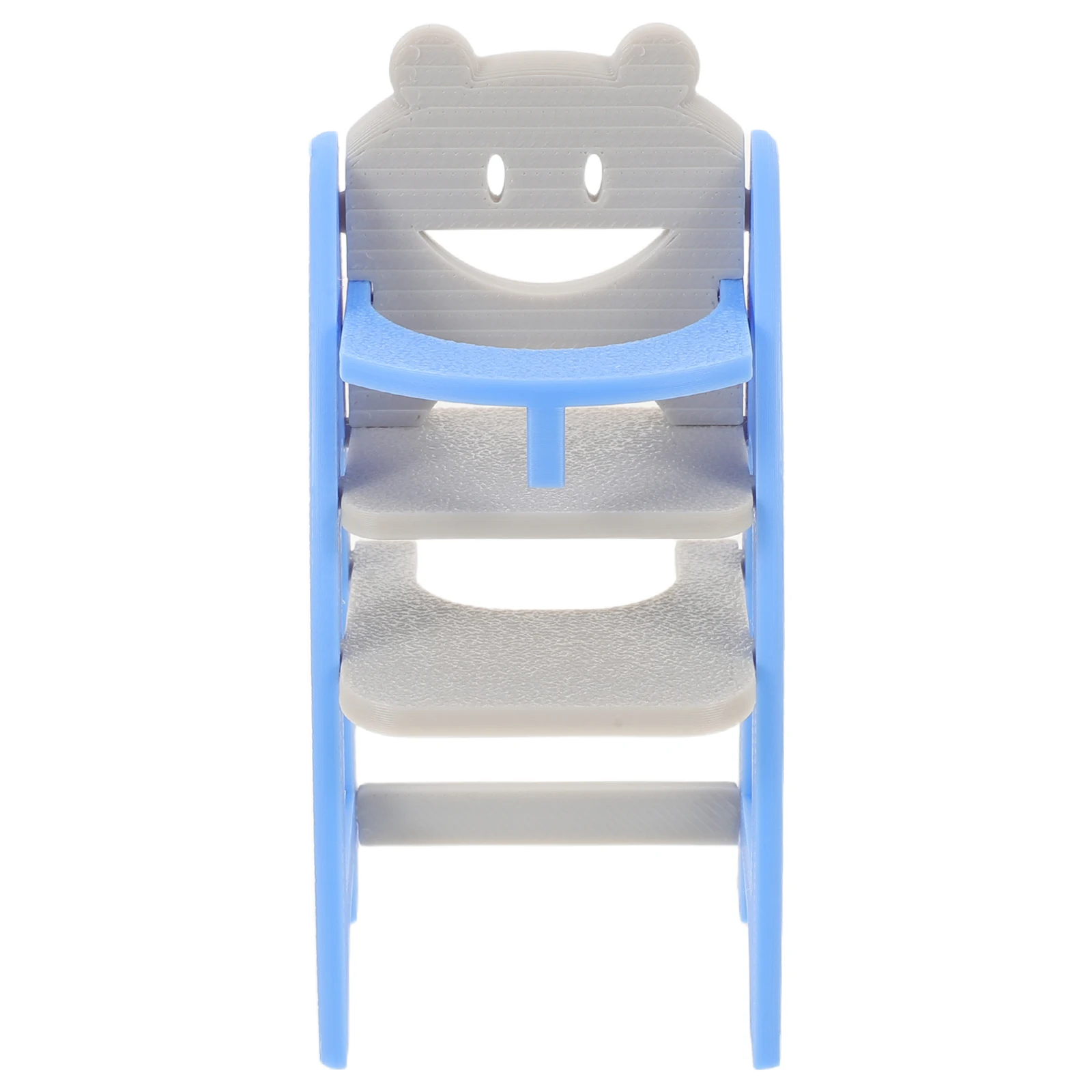 

1pcs Miniature Highchair Dollhouse Furniture 1:12 Scale Baby Dining Chair Pretend Play Lightweight Mini Furniture For Kids