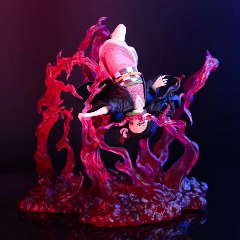 Demon Slayer Anime Figure Kamado Nezuko Cos Hashibira Inosuke Beauty Girl Statue Pvc Action Figurine Collection Model Toy Gift