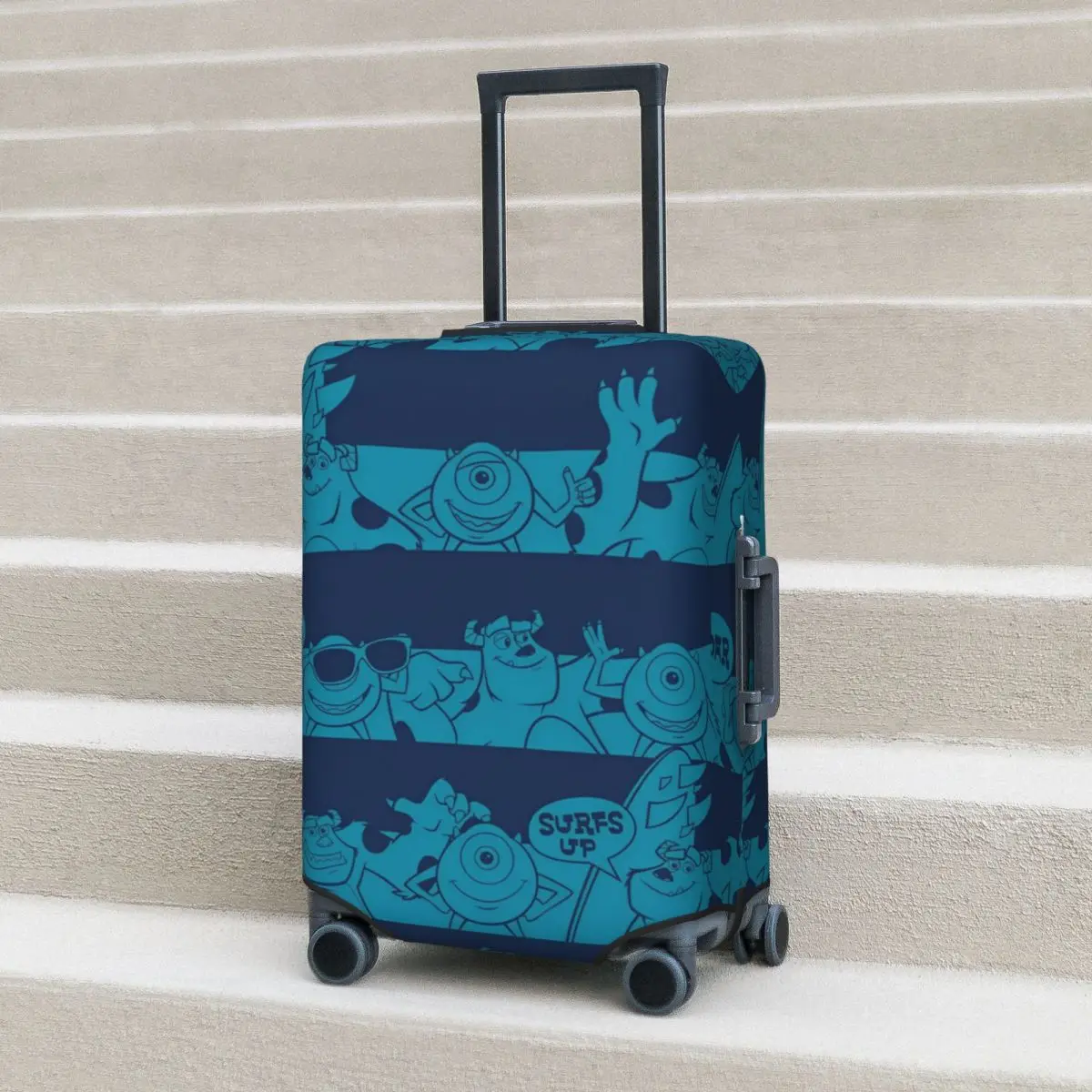 Monsters University James P Sullivan Suitcase Cover Business Protection Holiday Fun Luggage Accesories