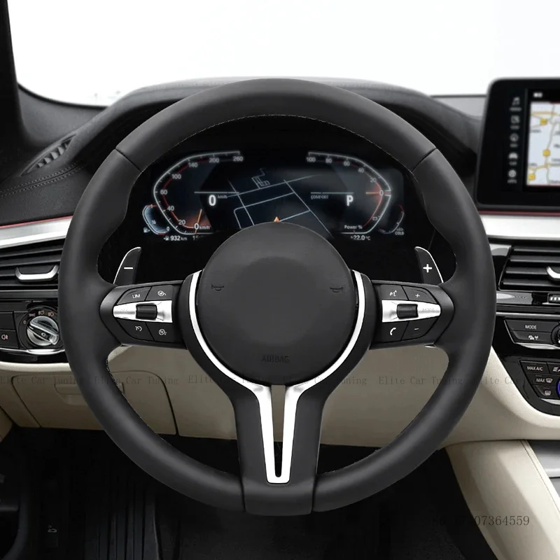 For BMW F30 F31 F34 F36 F10 F11 F07 F20 F21 F22 F23 F32 F06 F12 F01 F02 E90 E92 E60 E46 X3 X4 X5 Steering Wheel Car Accessories