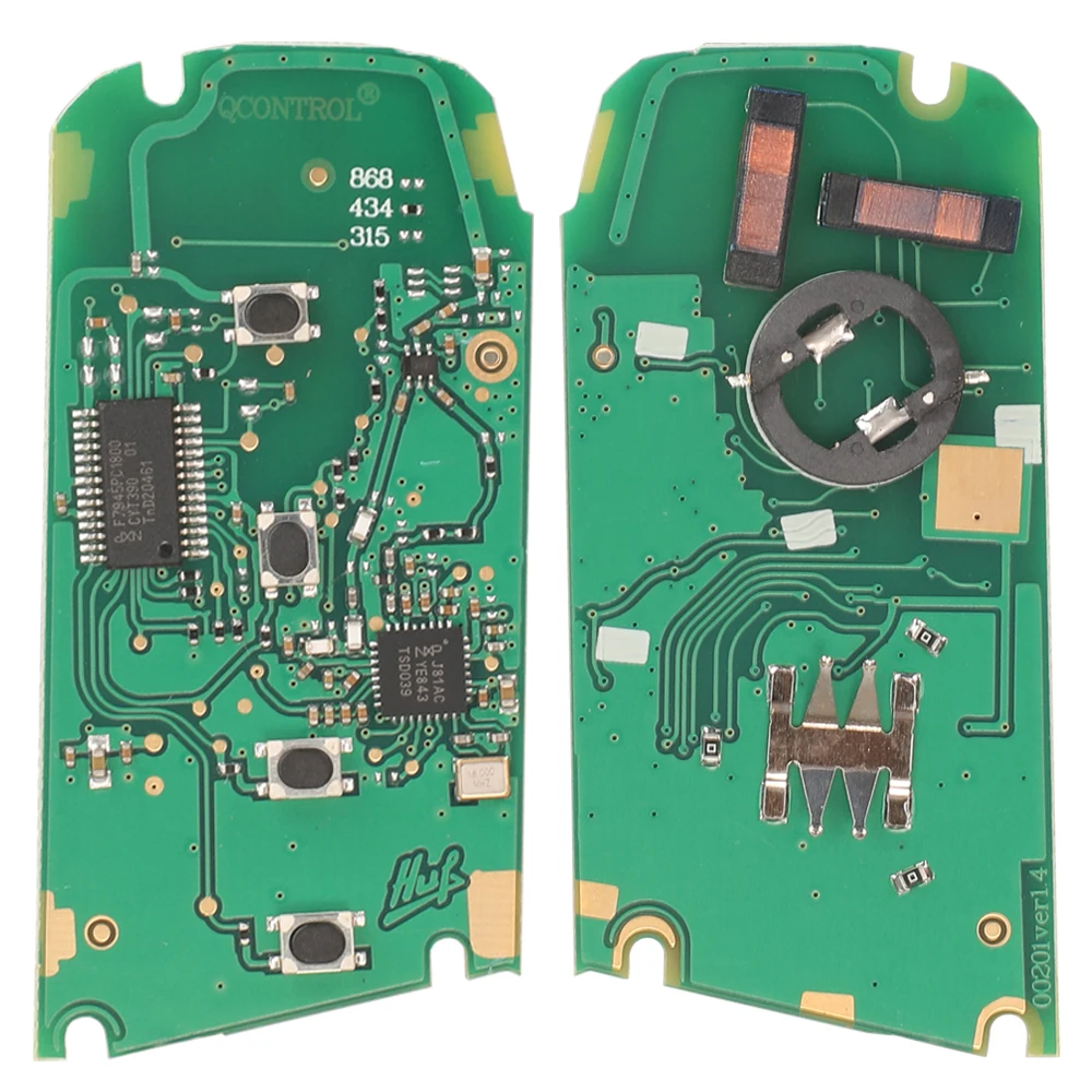 jingyuqin 4 Buttons 315/434/868 MHZ Smart Remote Control Car Key Circuit Board For BMW 3 5 7 Series FEM/CAS4 F 2009-2016 Replace