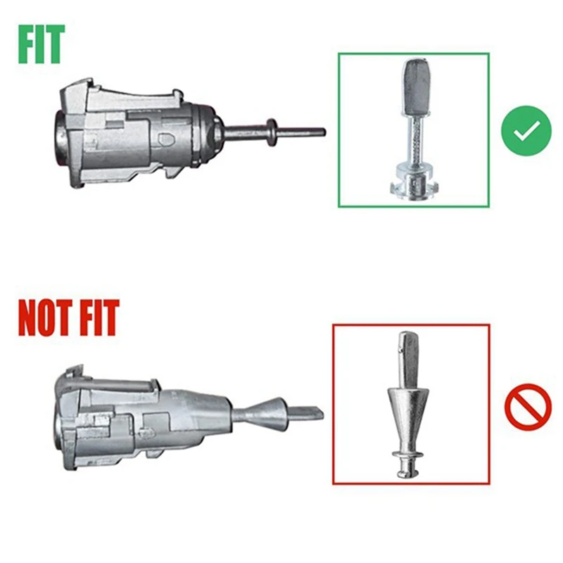 Left Front Driver Side Door Lock Cylinder With 2 Keys 604837167 1U0837167E For Golf 1997-2006 Jetta 1997-2005