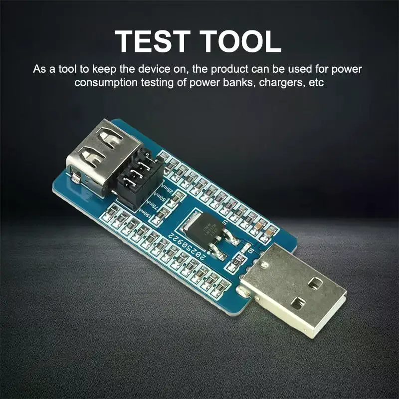 Prevent Power Bank Shutdown! 1/2Pcs Battery Charging Protection Module, USB A Virtual Load Anti-Shutdown Module With Switch