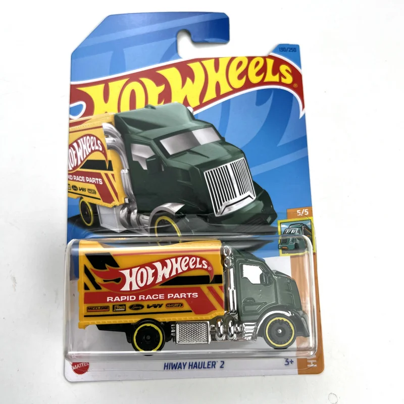 2023-130 Hot Wheels Cars HIWAY HAULER 2 1/64 Metal Die-cast Model Toy Vehicles