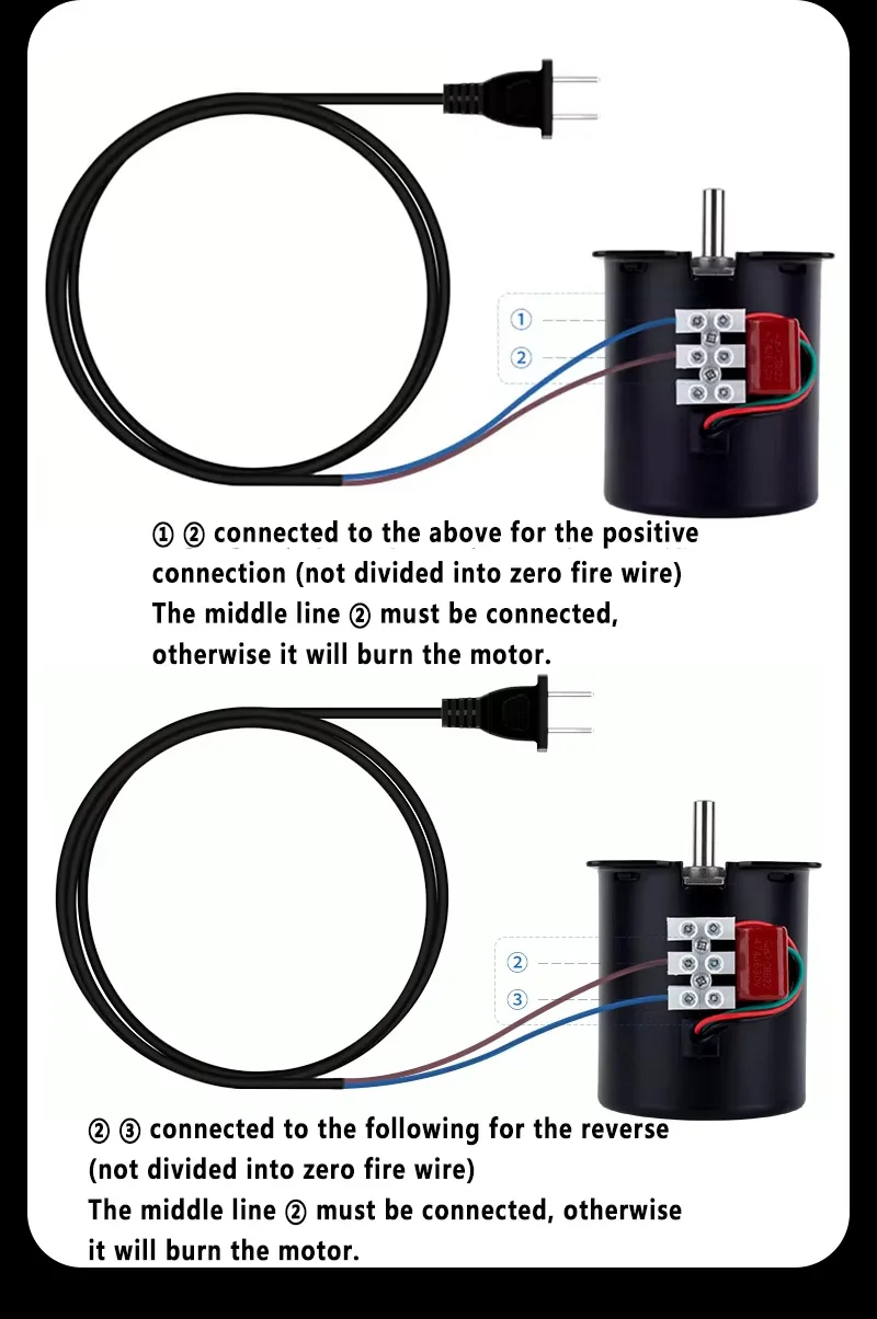 Upgraded Model 70KTYZ Eccentric Axis AC Synchronous Motor 220V 40W 2.5rpm -110rpm Micro Gear Motor Permanent Magnet Motor