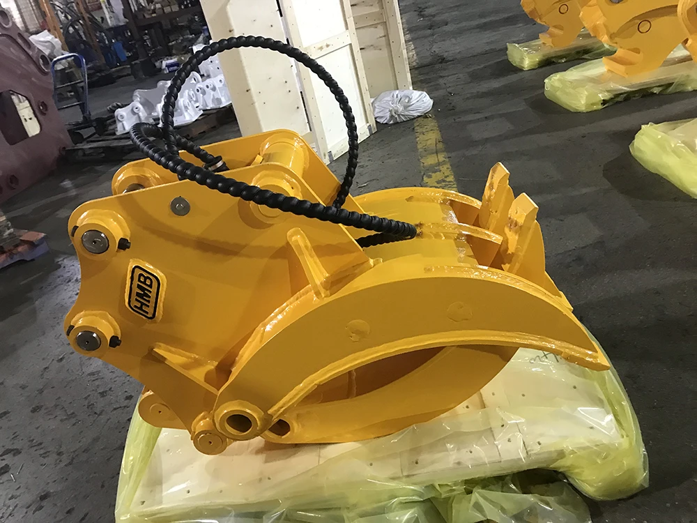 Heavy Duty Universal Hydraulic Grapple Attachment, Durable Excavator Tool For Log & Stone Grabbing Construction view 6