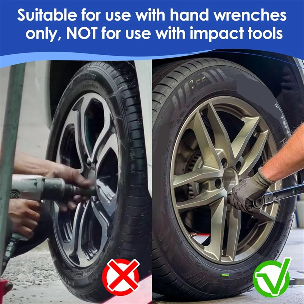 AA98 10 Spline Lug Nut Key,for Bimecc 10-Spline Lug Nuts and Lug Bolts for Removal Aftermarket Locking Lug Nuts(3 Piece Pack)