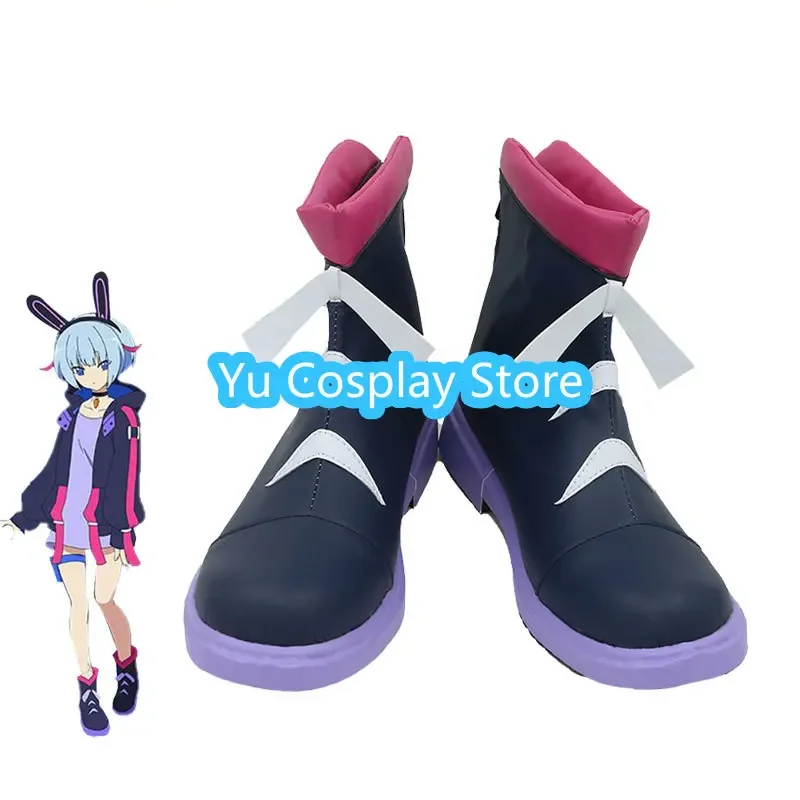 

Yu-Cosplay Otsusaka Shion Cosplay Shoes Anime Shadow Verse FLAME Cosplay Prop PU Leather Shoes Halloween Carnival Boots Custom