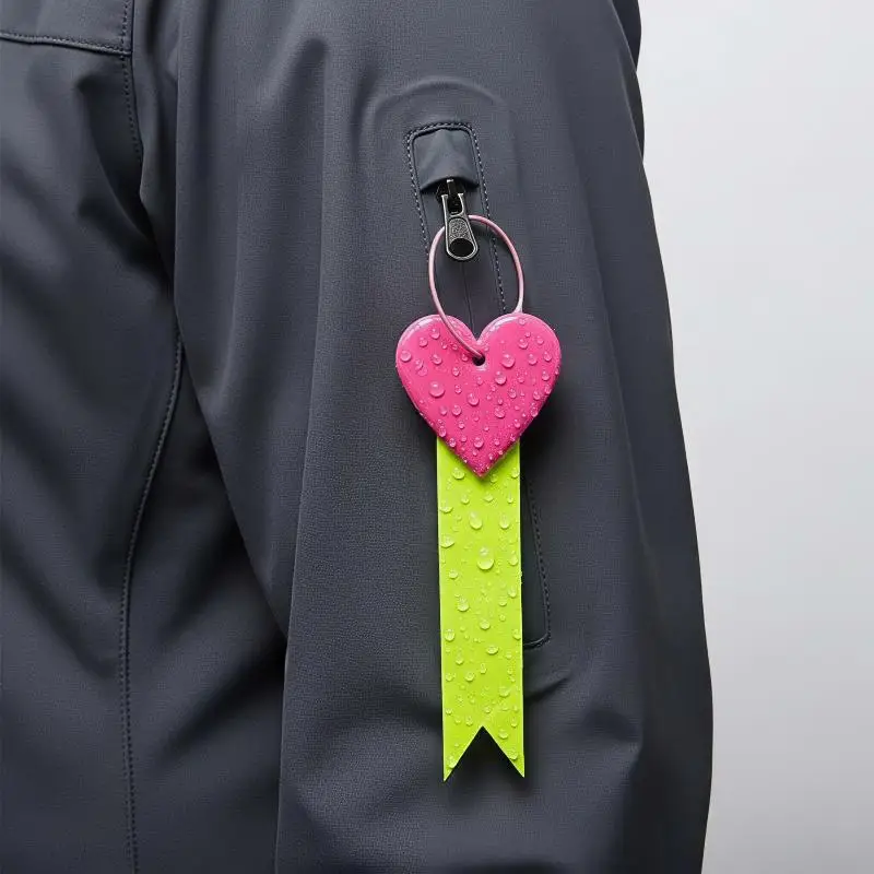 Fahrradsitzkissen mit integriertem reflektierendem Streifen, herzförmiges PVC-Rücklicht, rutschfest für nächtliches Radfahren im Freien – Detail 5