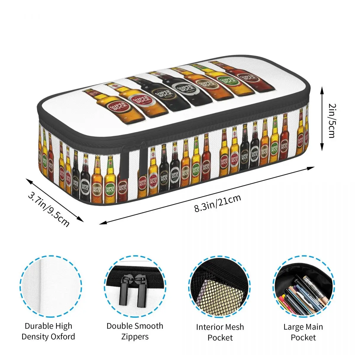 Пенал Super Bock для студентов, школьная коробка для ручек, сумка для карандашей, канцелярские принадлежности, сумка-держатель для ручек