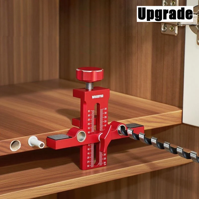 3 in 1 Cabinet Door Installation Positioner with Support Arm & Clamp, Mounting Jig Door Panel Installation Rebounding Device