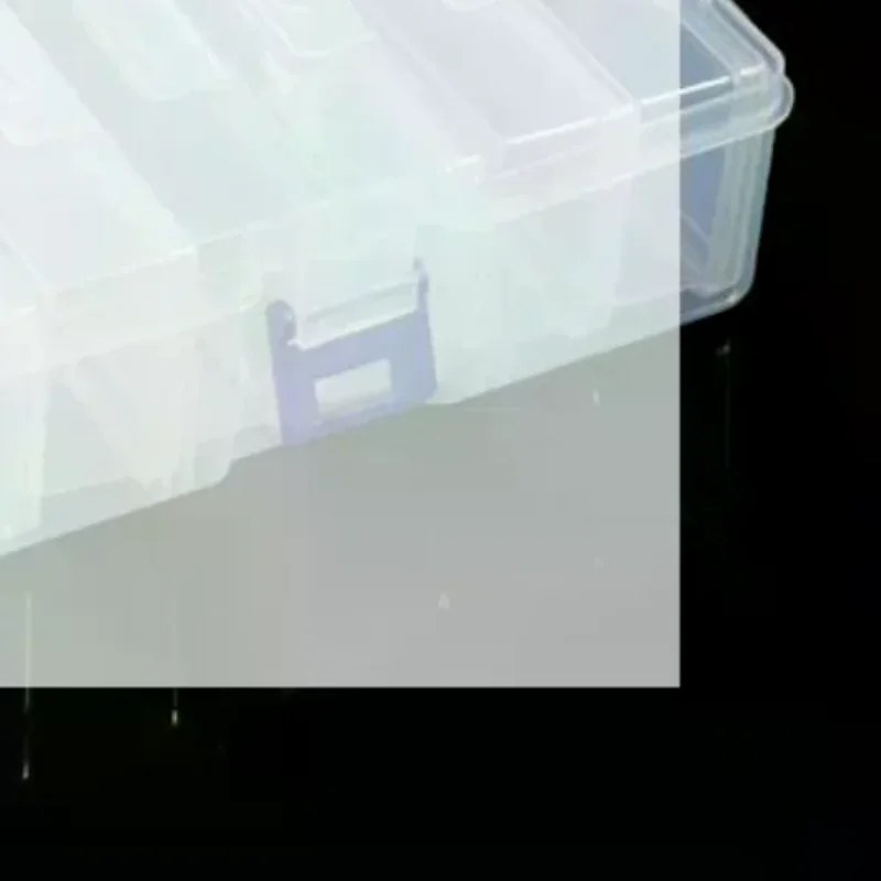 

1 Set Crafts Beads Jewelry Accessories 4/6/8/12 Grids Adjustable Transparent Rectangular Storage Boxes With Dividers