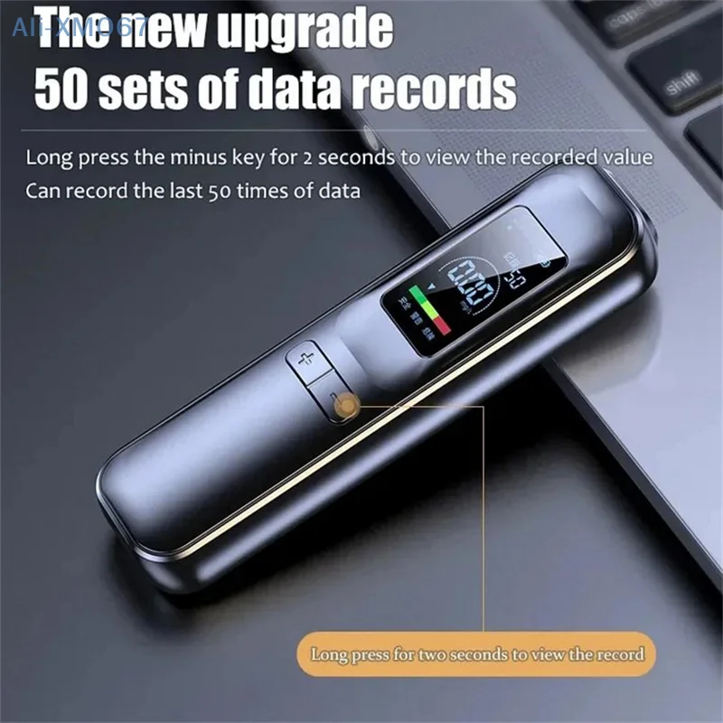

Car Breathalyzer Digital Wine Breath Tester Alcohol Tester Rechargeable Alcohol Detector Color Screen Professional