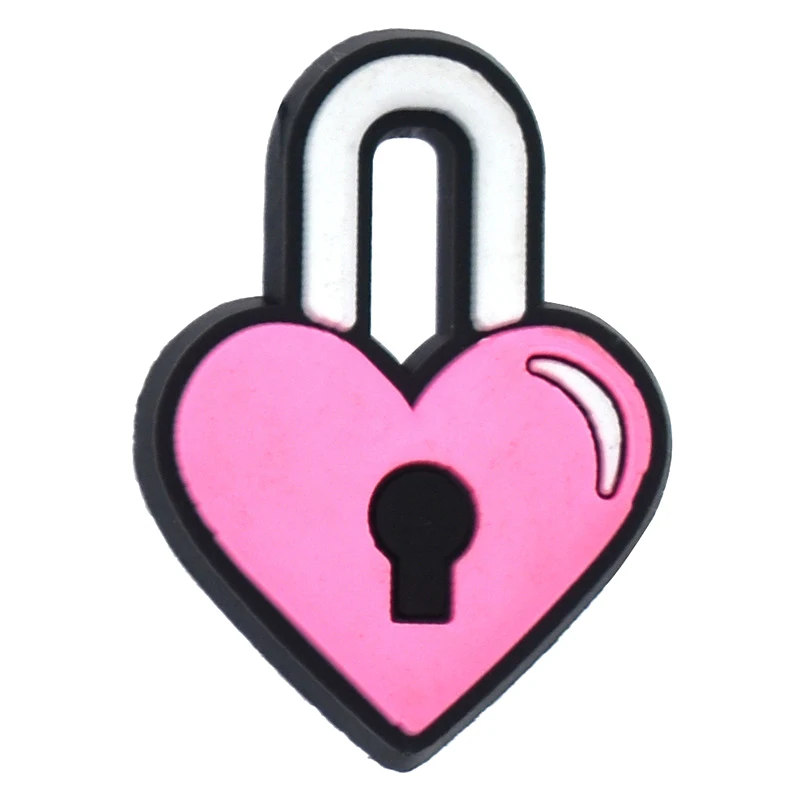 Wholesale 1pcs PVC Shoe Accessories for Crocs Charms Key Badge Women Sandals Buckle Kids Pins Men Decoration Jeans Wristbands