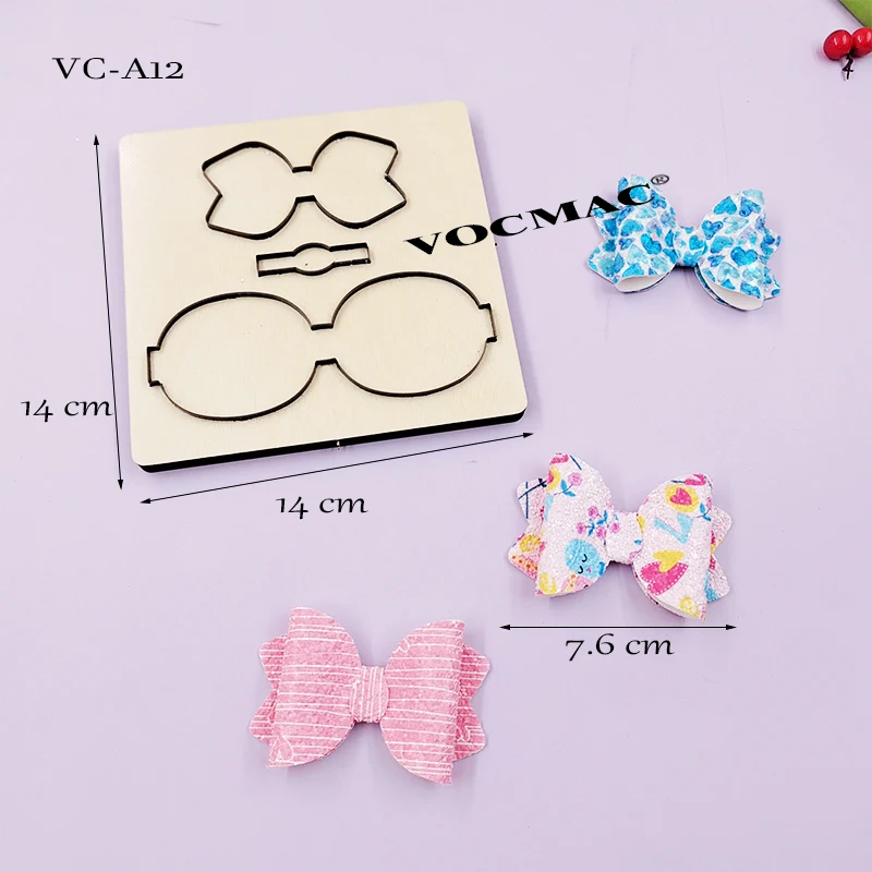 

Bow-VC-A12 Wood Mold Scrapbooks Compatible with Most Die-Cutting Machines