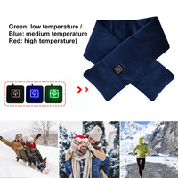 Electric Neck Warmer Shawl Heating Scarf 3 Gear Regulation 1-Second Fast Heating Neck Brace Warm Bib for Winter for Woman Man