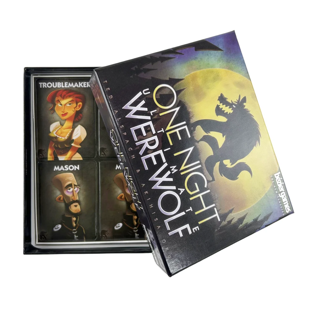 ألعاب بيزير | ليلة واحدة نهائية بالذئب | لعبة اللوحة | الأعمار 14+ | 3-10 لاعبين | وقت اللعب لمدة 10 دقائق #5