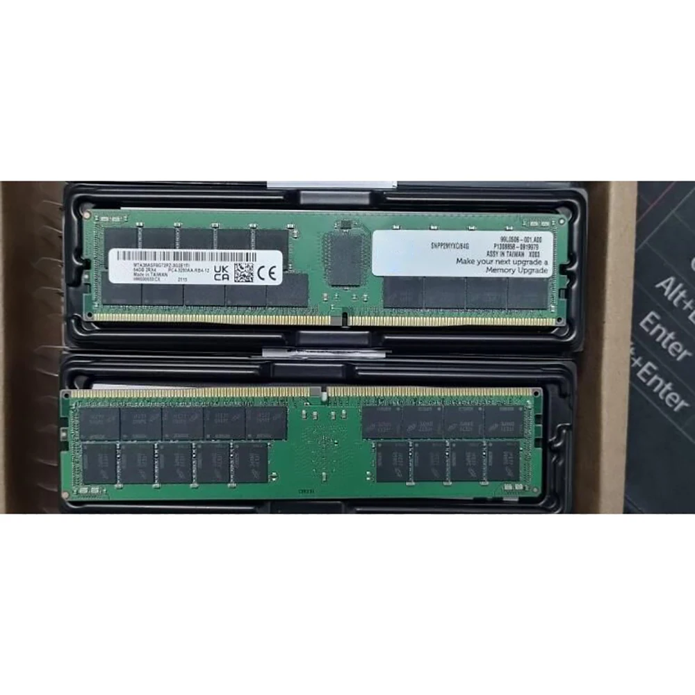 1PCS 1/pcs For DELL 64G 64GB DDR4 2RX4 3200AA RAM SNPP2MYXC/64G ECC RDIMM Server Memory P2MYX 0P2MYX 