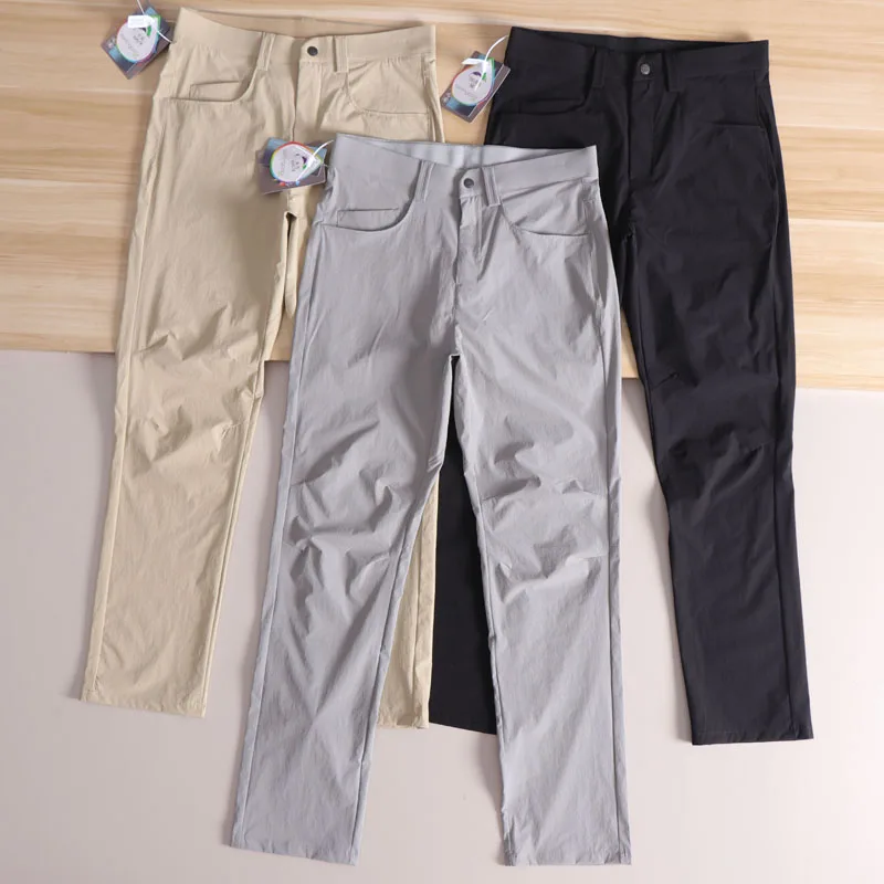 

Outdoor Multi-Functional Lightweight Tech Golf Qui-Dry Breathable Spring Summer Men's Busin Travel Sports Casual Pants