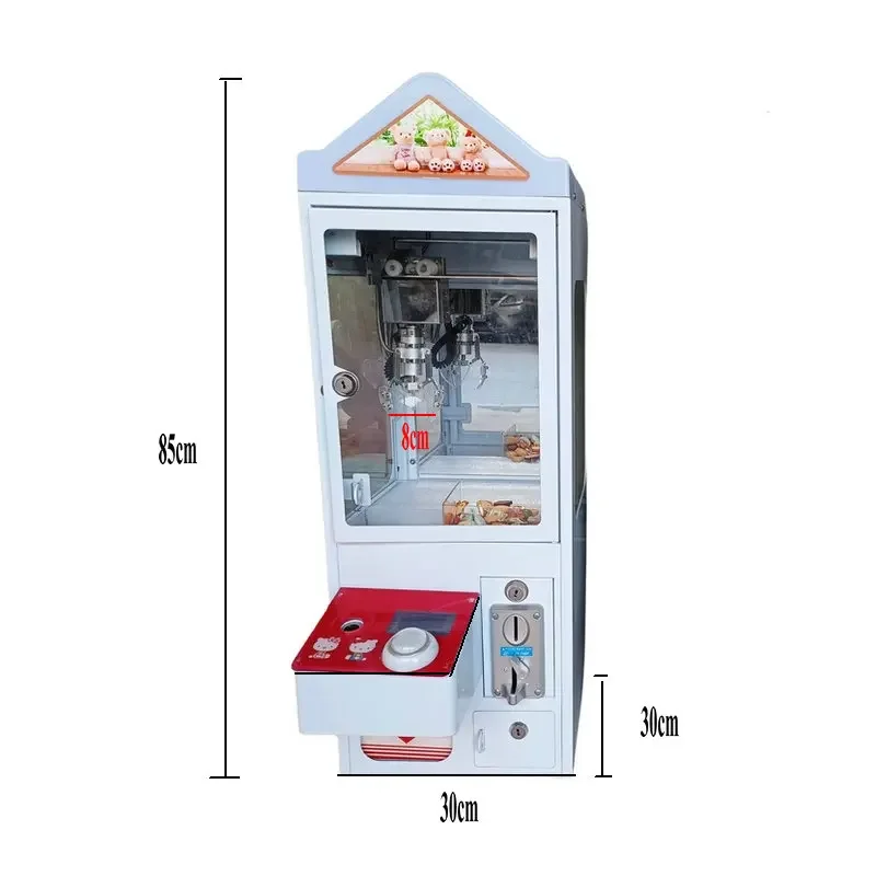 Arcade Entertainment Gift Claw Machine coin operated kids mini claw machine For Sale