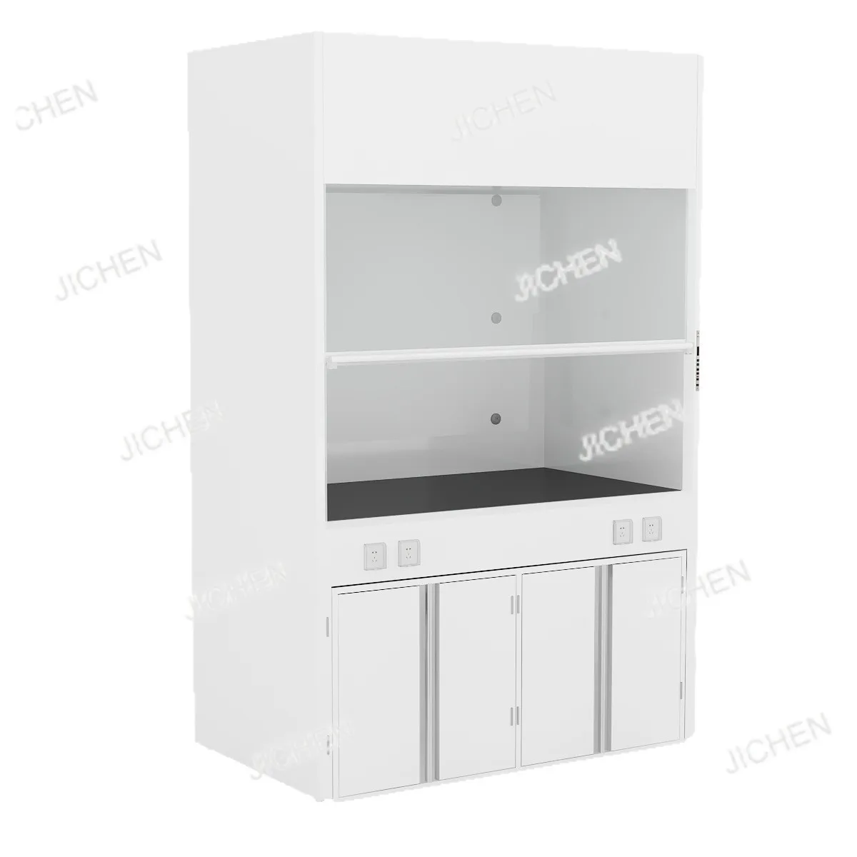 

Цельнометаллический вытяжной колпак Химическая лаборатория с вентилятором Индивидуальный напольный узкий боковой вытяжной колпак с кислотой и щелочей